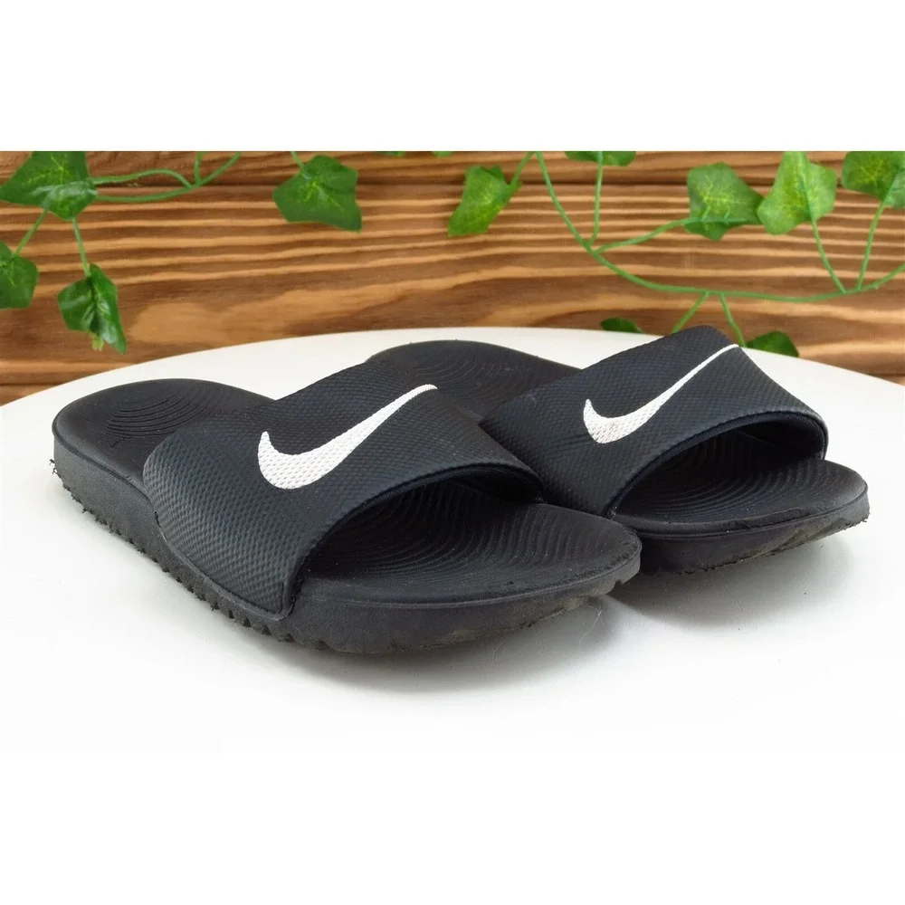 Nike Toddler Unisex 11 Medium Black‎ Slide Synthetic